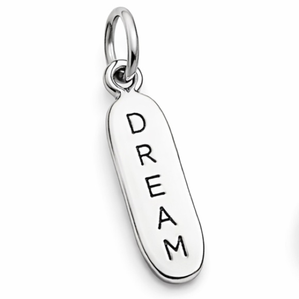 Sterling Silver “DREAM” Charm ✨ 925 Inspirational Pendant